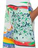 MOSCHINO Jeans Crepe Scarf Print Bermuda Shorts
