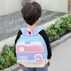 Childrens Color Candy Backpack Oxford Cloth Material Schoolbag Kindergarten