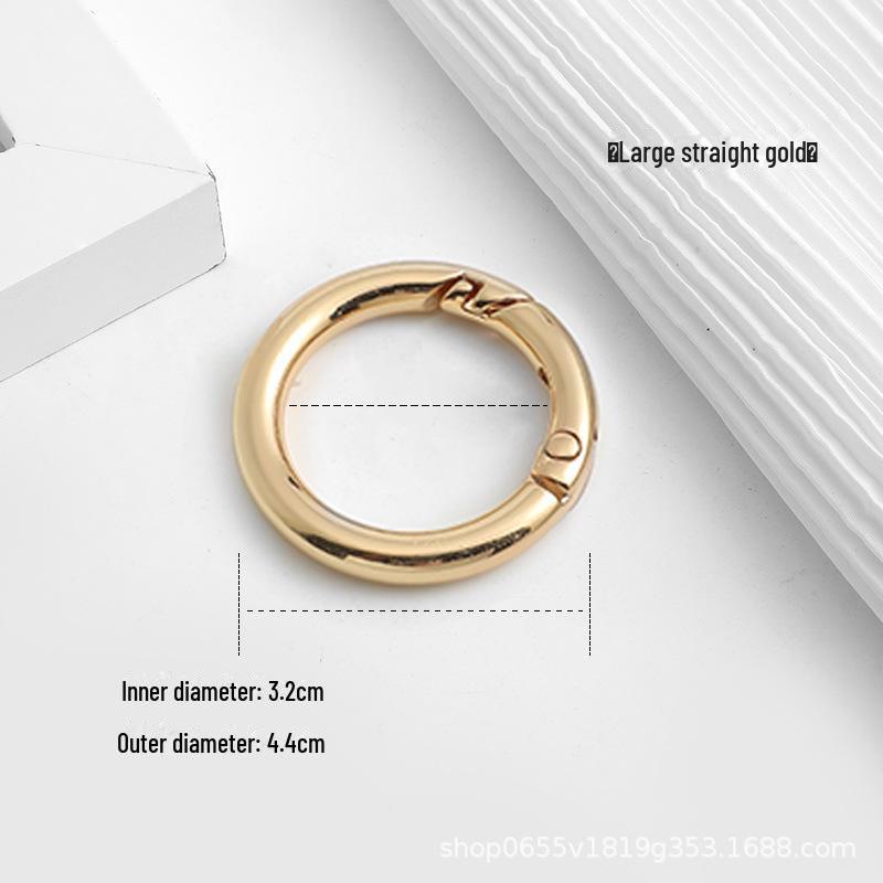 

Регулируемая пряжка для ремня с пружинным кольцом - большой круглый аксессуар