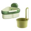 2Pcs Sink Drain Strainer Basket with Drain Hole Hanging Sink Corner Colander Triangle Sink Food Catcher Basket Kitchen Tool