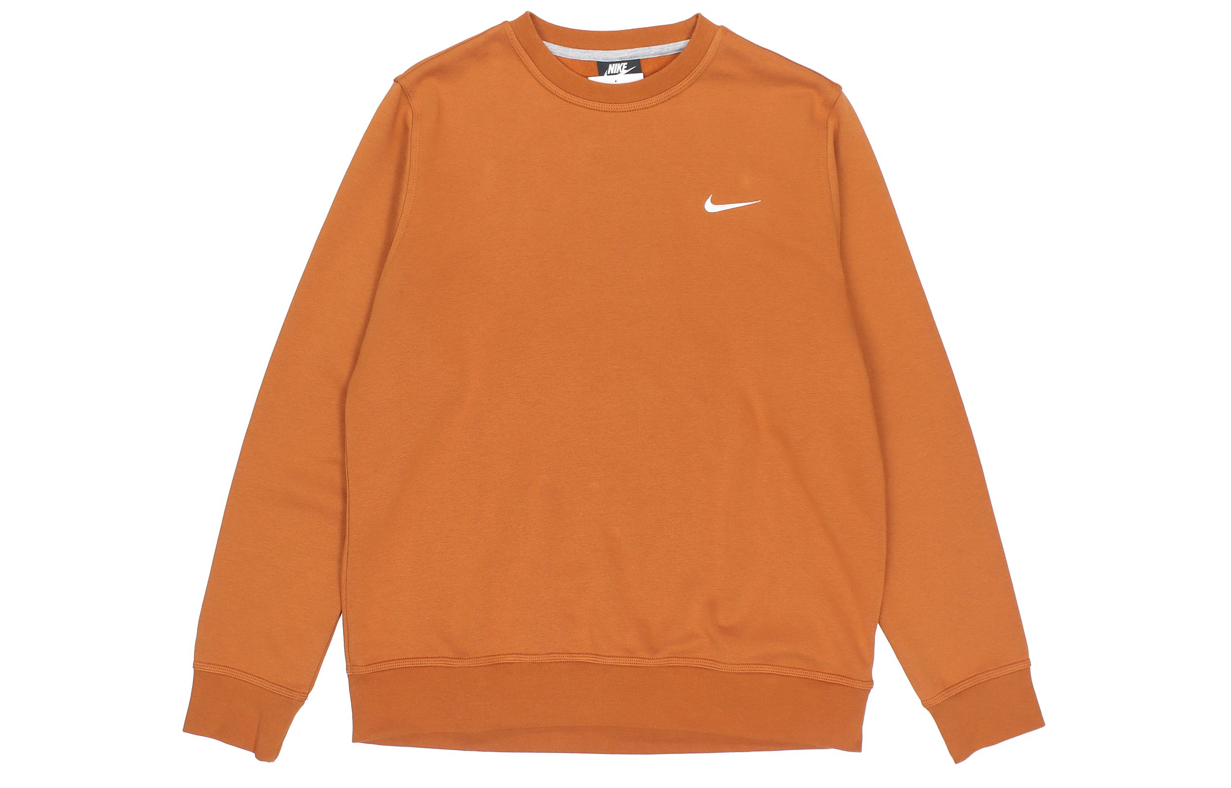 Nike Sweatshirts Men s Brown Crew Neck Thickened Regular 916609-290 XL