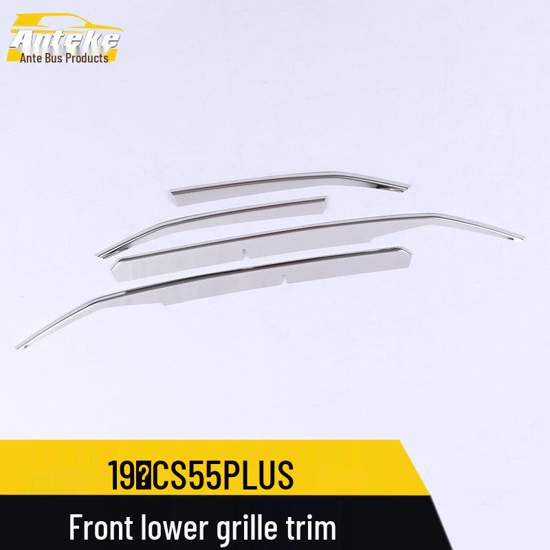 Applicable To 19 CS55 PLUS: Front Grille Bright Strip & Anti-Scratch Trim Sticker.
