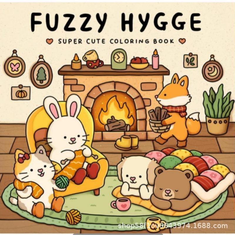 Cartoon Animal Coloring Book For Kids Drawing Activity