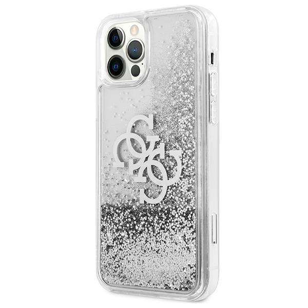 Guess Guhcp12Llg4Gsi Iphone 12 Pro Max6,7 Srebrny/Silver Hardcase 4G Big Liquid Glitter