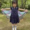 Boys Girls Shawl Butterfly Wing Dancing Party Photo Fairy Cosplay Accessory Christmas Halloween Dress up Cape Coverups
