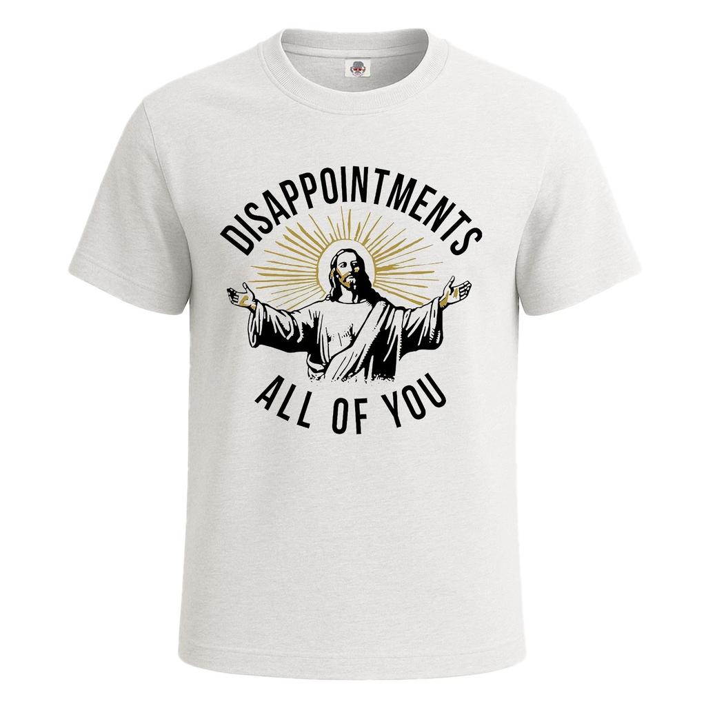 Disappointments All Of You Jesus Meme T-Shirt For Men's Novelty Gift Top Tee