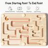 Baby Balan Rolling Ball Maze Board Montessori Games Labyrinth Challenge Logical Thinking Training Puzzle Game Educational Toys