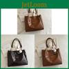 Womens Large Capacity Pu Tote With Stitching Design And Internal Phone Pocket