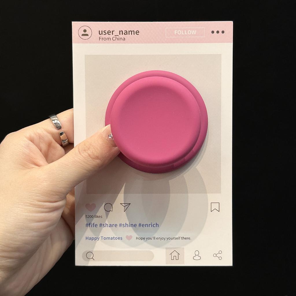 Candy Color Liquid Silicone Magnetic Phone Grip For Samsung Huawei Google Finger Bracket Holder