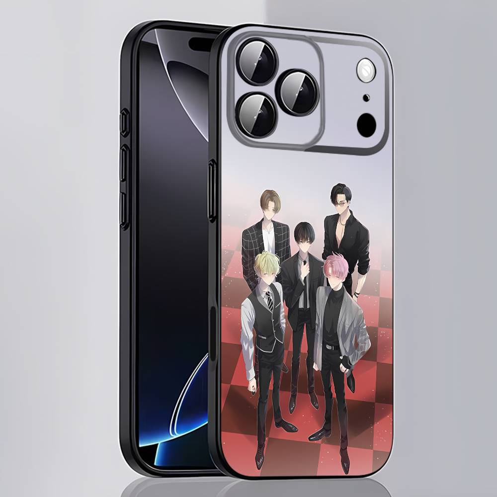 T-Tamon C-Comics Kun Ima Docchi  For iPhone 17,16,15,14,13,12,11,Pro,Max,Plus,E,SE4,Air,Mini Black Phone Case Cover