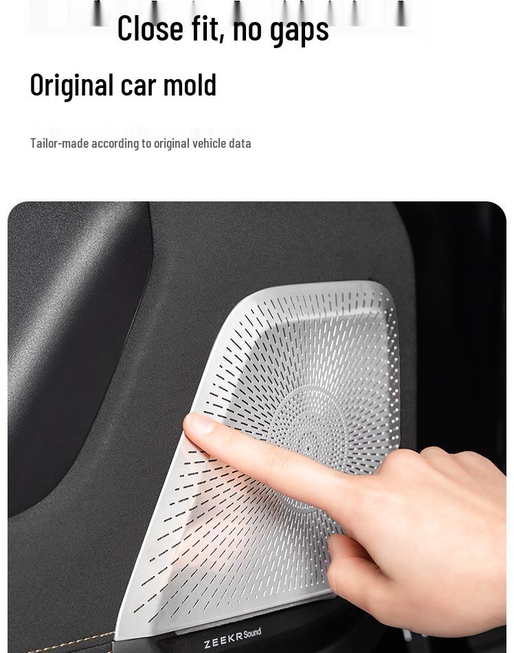 Zeekr 7X Auto Tür Tieftöner Lautsprecher Gitter Schutz & Dekorationsabdeckung