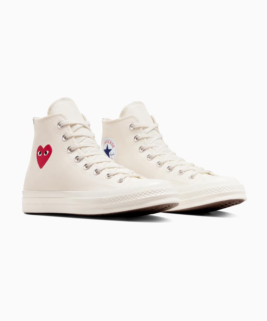 Converse X Play Comme Des Garçons Single Heart Chuck 70 High A08800C