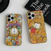 Cute Anime G-Garfields Cat Corrugated Pattern Case For IPhone 16E SE4 12 17 16 15 14 13 11 Pro Max Stripe Cover