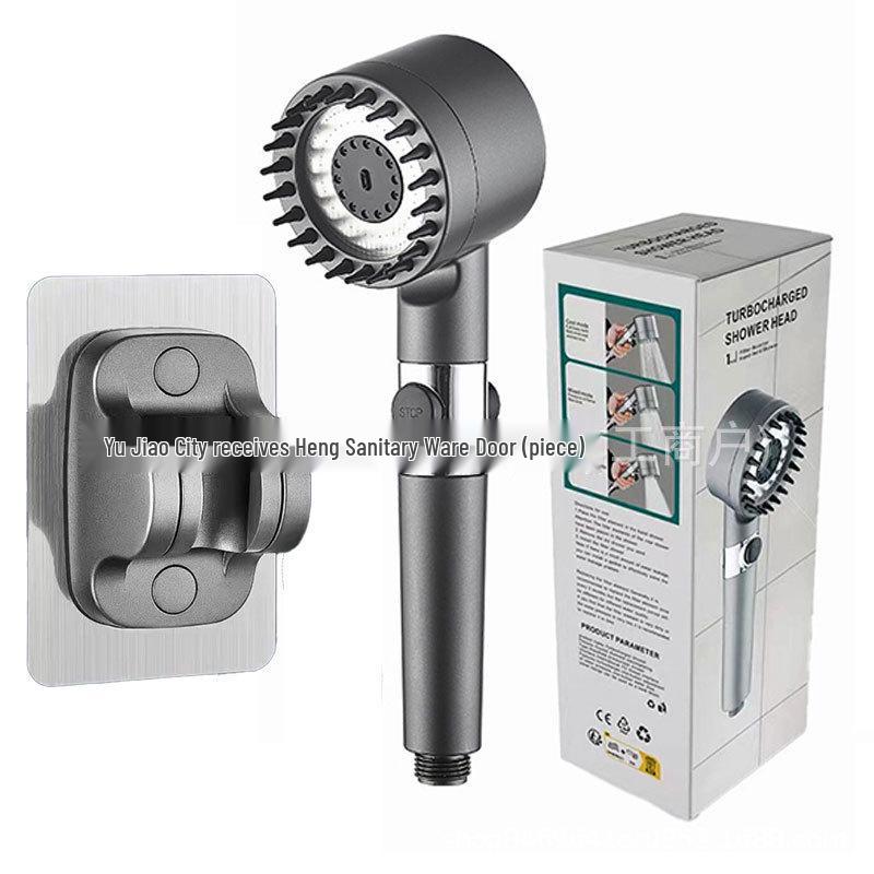 Lotus Handheld Shower Head with Powerful Spray and Filter