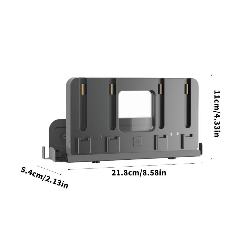 Practical Video Game Unit 2 Docking Station with Wall Arrange Design & Simultaneous Charging Easy To Use for Consoles