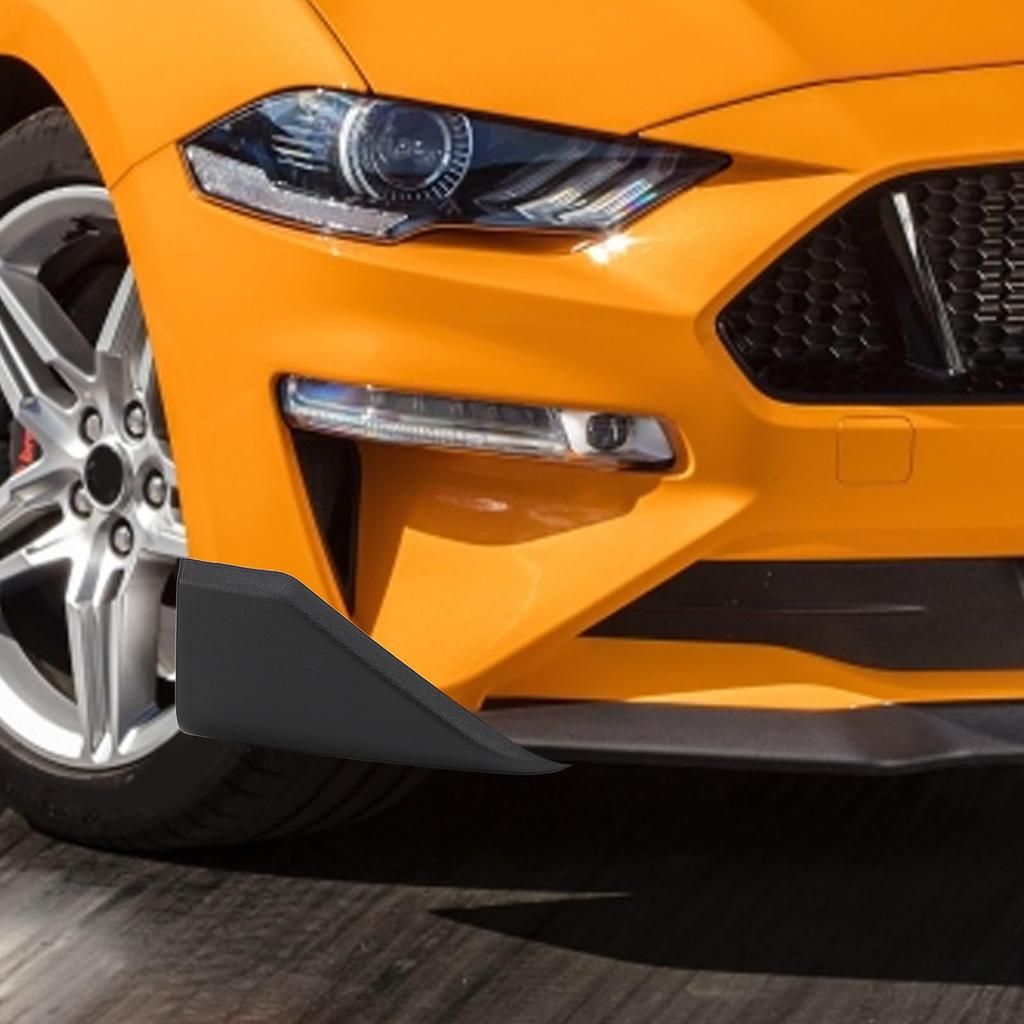 Front Bumper Lip Corner Splitter, Pair of Side Winglets, Aerodynamic ABS Material for Car Front Bumpers
