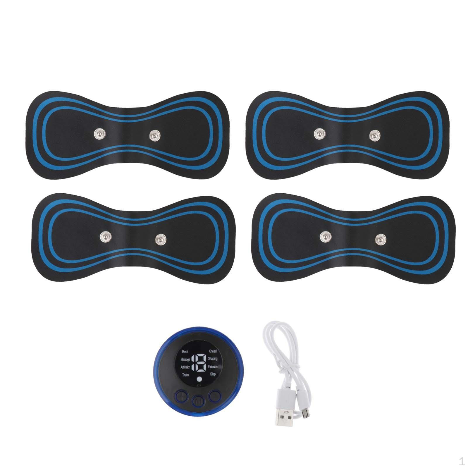 

Massage Patch 8 Modes 19 Levels Gifts Mini Device for Neck Foot Back Rechargeable 3 patch