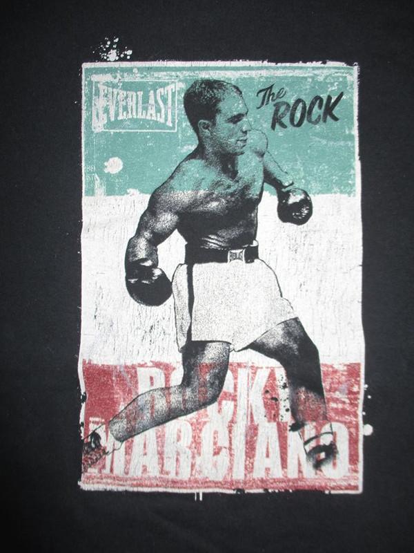 ROCKY MARCIANO THE ROCK T-Shirt Tee Unisex Men All Size Unisex T-Shirt XXL