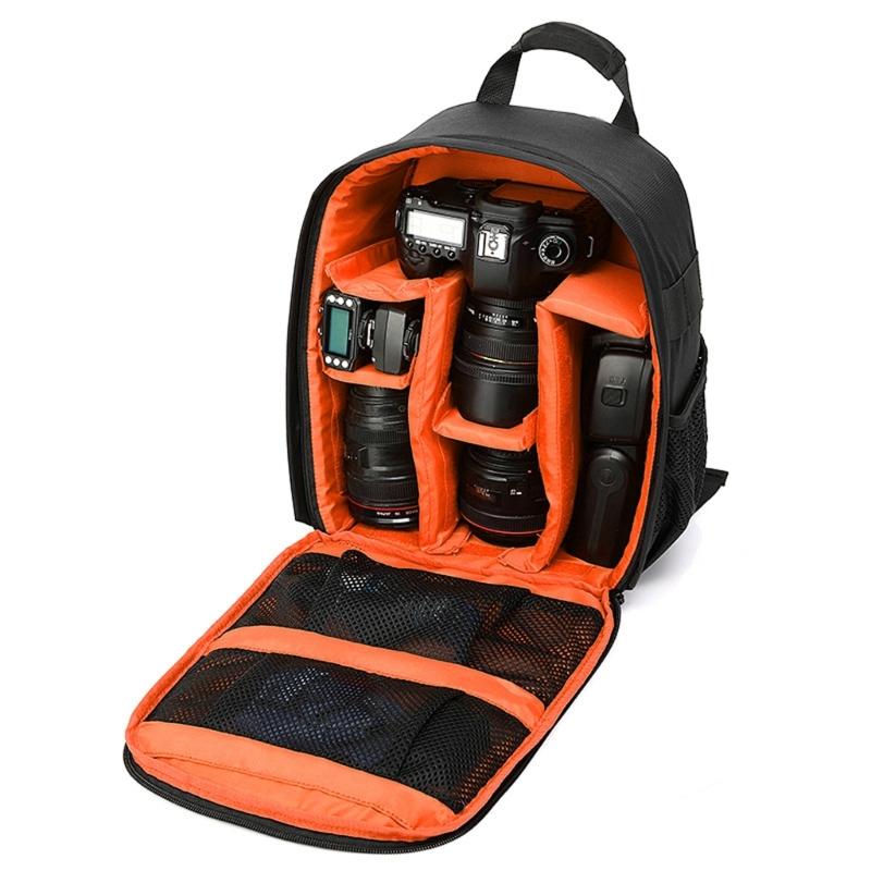 Outdoor Camera Backpack Video Digital Shoulder Camera Bag Waterproof Photo Knapsack Case DSLR Ergonomic Shoulder Strap