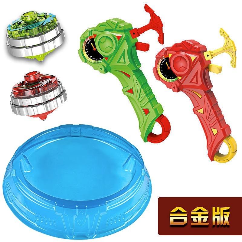 Children'S Toy Gyro Integrated Luminous Alloy Gyro Toy Battle Gyro Launcher Stall