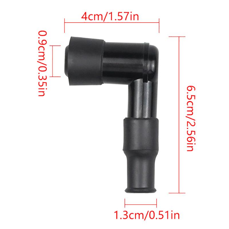 

Spark Plug Cap 90 Degree Non Resistor Plug Cap Cover For Motorcycle Dirt Bike Atv Quad Buggy Scooter as the picture