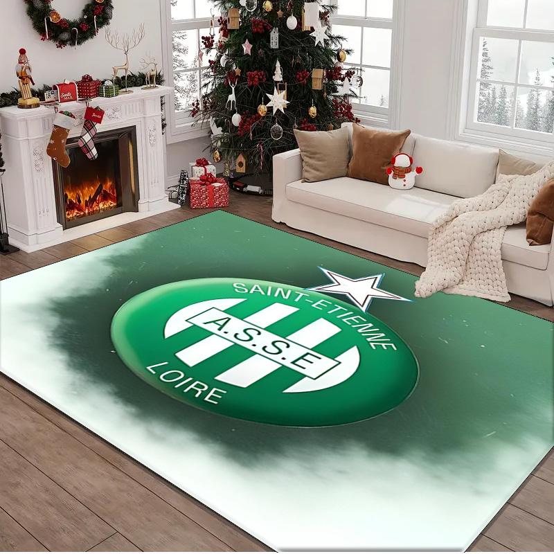1PC rug Saint-etienne Football Club Carpet, Chair Rug,Area Rug for Office Bedroom living rooms bedroom, Doormat decor Christmas fan gifts