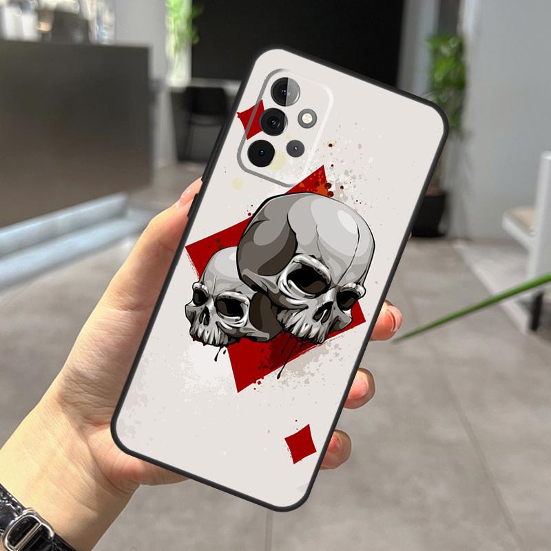 POKER PLAYING CARDS Case For Samsung Galaxy A22 A32 A52 A15 A16 A05 A26 A36 A56 A53 A33 A13 A34 A54 A14 A35 A55