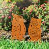 Iron Flowerpot Decoration Cartoon Plug-In Animal Landscaping Aging Resistance Holiday Gifts Retro Waterproof for Outdoor Garden
