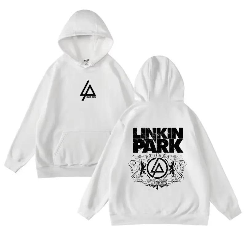 European and American Rock Band Linkinpark Park Autumn and Winter Hooded Sweatshirt for Men and Women Pullover Hoodie