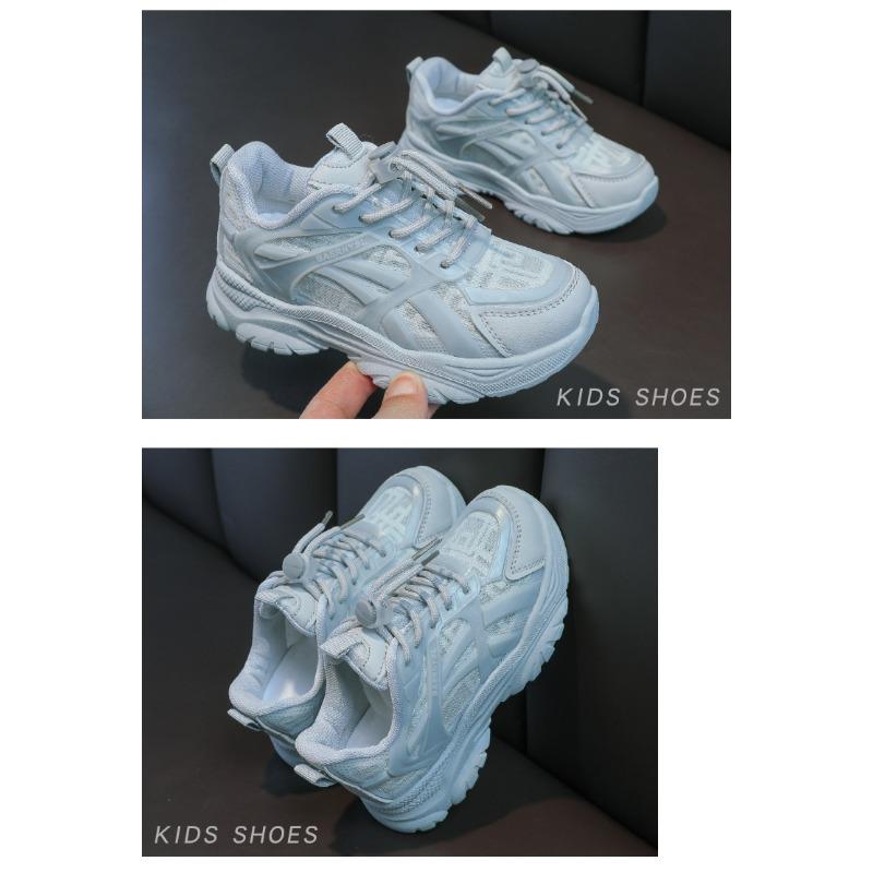 Новая универсальная детская обувь весна-осень обувь для девочек и пап сетчатая дышащая — фото 11