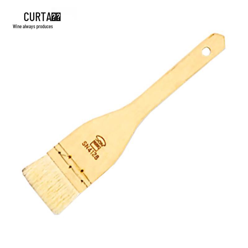 HEC CURTA Wooden Handle Wool Pastry & Basting Brush