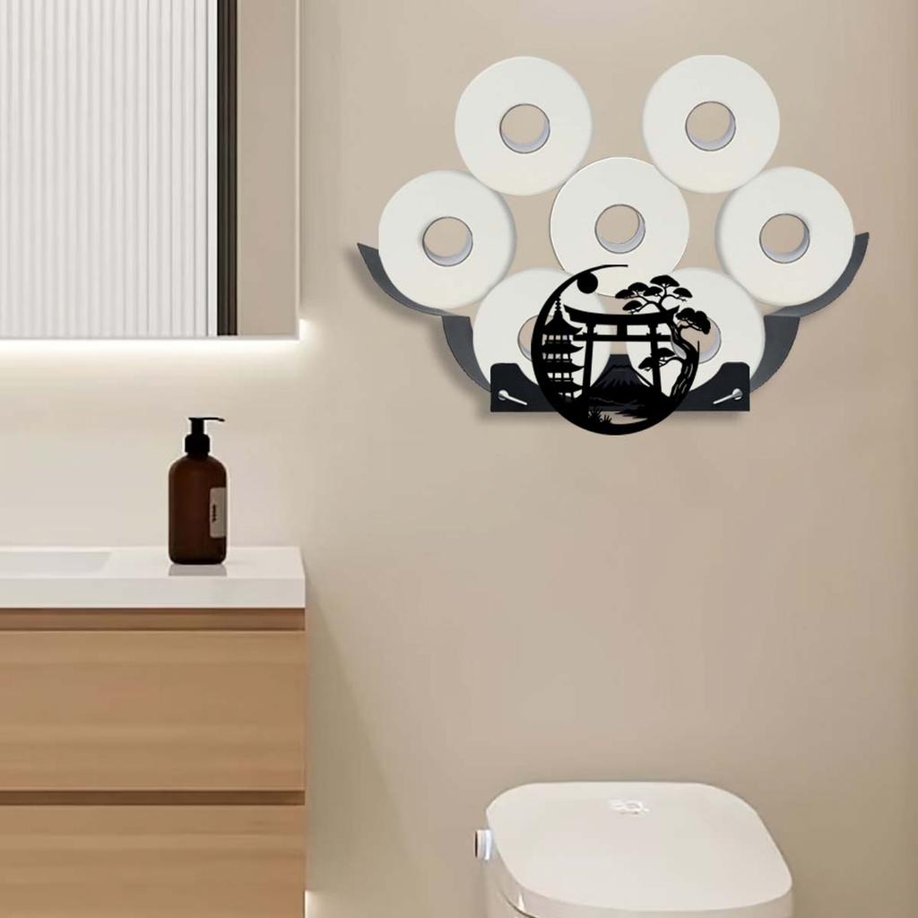 Decorative Wall Mounted Towel Holder with Large Capacity, for Kitchen Organization