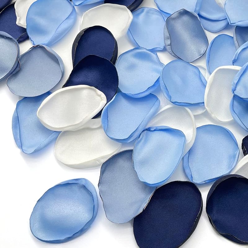 400Pcs Rose Petals for Wedding Decor Lavender Purple Silk Petals Flower Girl Scatter Petals for Aisle Table Centerpieces Reception, Bridal Shower