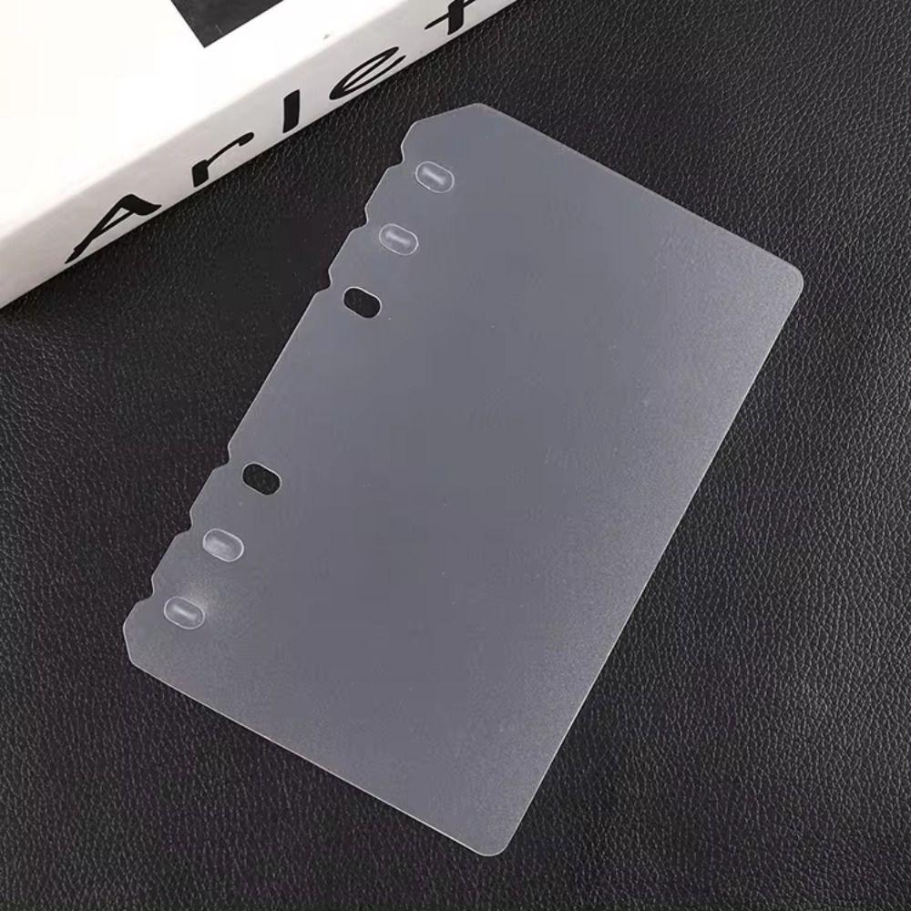 10Pcs A4 A5 A6 A7 Inner Paper Separator Matte Binder Organizer Baffle  For Binder Planner