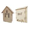 Wooden Bats House Tree Hanging Decor for Tree To Attract Professional Easy To Install Sturdy Shelter for Yard Outside Summer