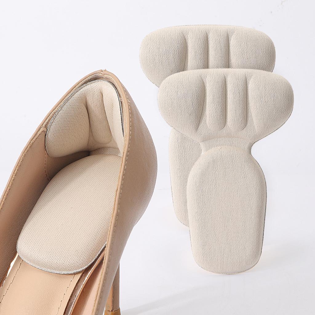 Foam Heel Cushion Inserts for Women's High Heels, Anti-Wear Anti-Slip Half Size Heel Pads