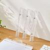 1PC Transparent Clip Stationery Folder Paper Folder Blackboard Book Clip A4 White Board Magnetic Clip