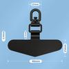 Universal 360 Degree Rotatable Stainless Steel Phone Lanyard Patch Anti-lost Metal Gasket For Cellphone Case Strap Parts Pad
