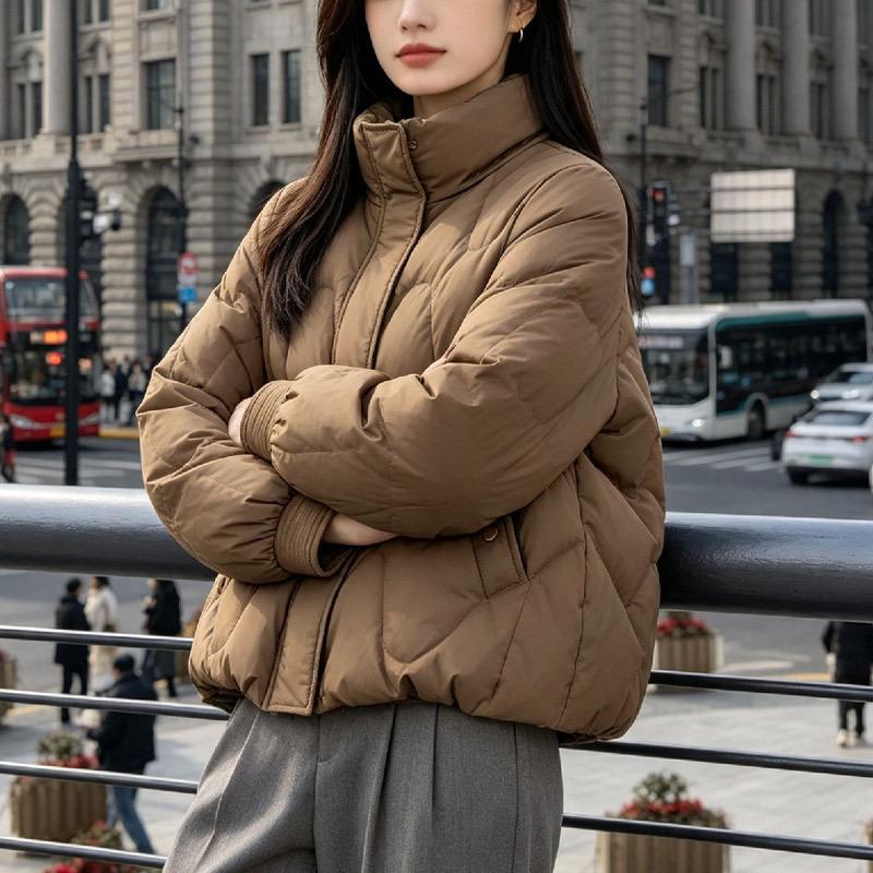 Down jacket women's new winter duck down short new women's down jacket Pinghu