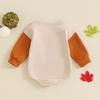 Newborn Baby Girl Boy Autumn Romper Baby Letter Pumpkin Embroidery Rompers Baby Sweatshirt Jumpsuits