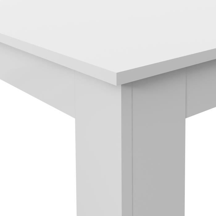 PILVI Dining Table - 8 People - White - L 180 X W 90 X H 75 Cm