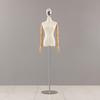 Korean Style Electroplated Female Torso Mannequin for Clothing Display