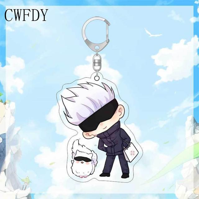 Anime Geto Suguru Ryomen Sukuna Fushiguro Toji Nanami Kento Okkotsu Yuta Inumaki Toge Acrylic Keychains Pendants Figure Toy Gift