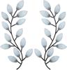 Wrought Iron Olive Branch Wall Decoration for Indoor/Outdoor Use