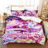 New 3D Printing Kawaii Girls Bedding No Game No Life Bedding Set Cartoon Anime three-piece Set Adult Kid Bedroom Duvet cover Set