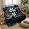 Coperta a tema Juventus FC Morbida coperta in flanella Coperta morbida tipo plaid Coperta accogliente per divano e letto per arredamento domestico