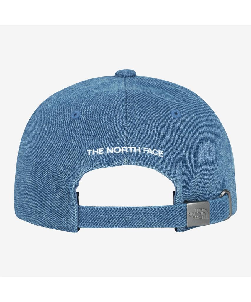 Noseupeiseu Ne3Cs00K White Label Logo Ball Cap Denim Blue