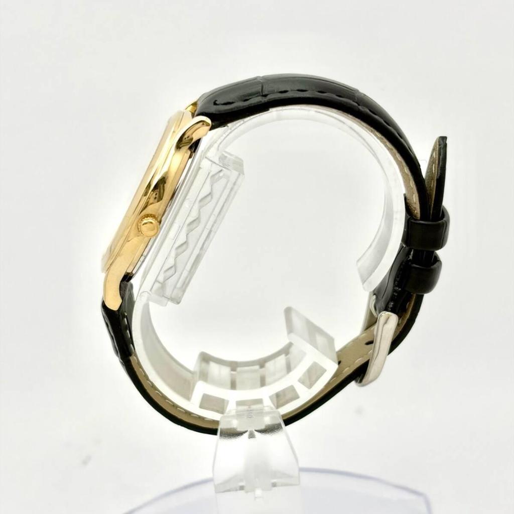 [New Battery] SEIKO SPIRIT Men's Watch Gold Date 5E32-6A3A 390154 New Belt