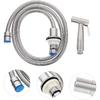 AngoilySink Side Sprayer, Stainless Steel Sink Spray Braces Kit, Sink Hose Faucet Hose Sprayer Replacement Handheld Sprayer Kit Kitchen Faucet