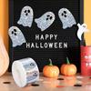 500pcs/Roll Halloween Ghost Stickers Roll Ghost Stickers Decorative Self-Adhesive Paper Decals For Halloween Party Favors